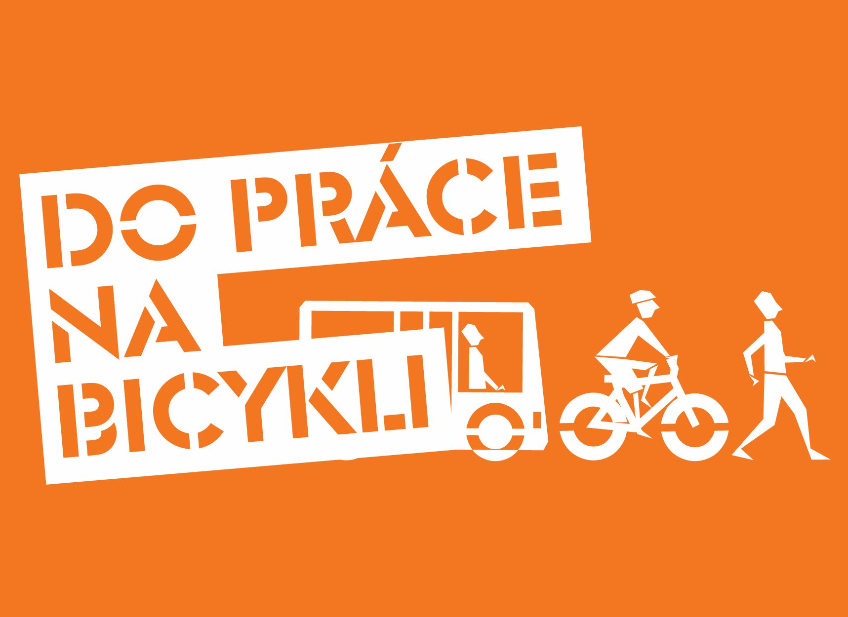 Logo Do práce na bicykli