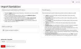 import kontaktov do PBX managera VIPTel